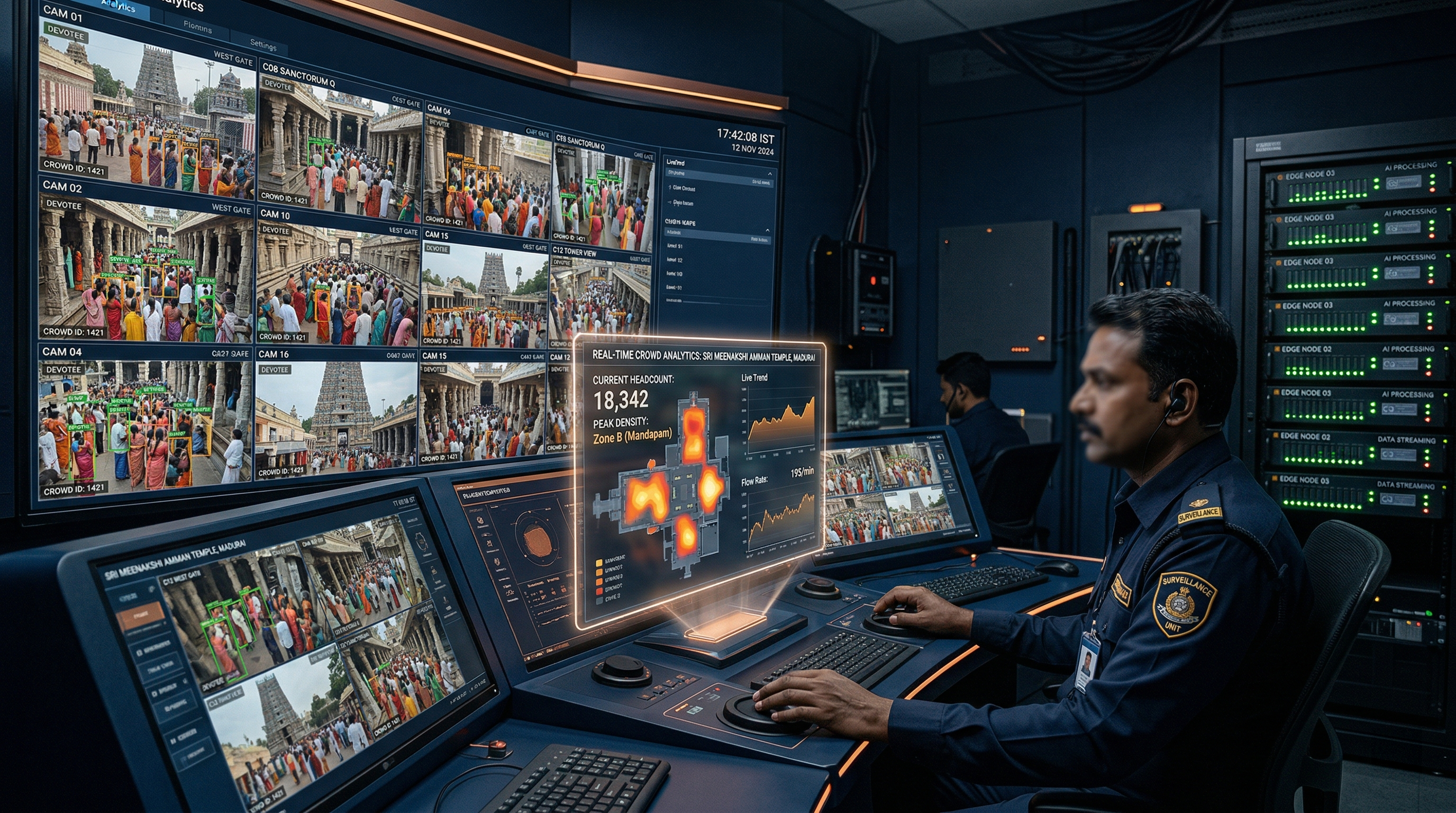 Devotee Management & Crowd Intelligence System